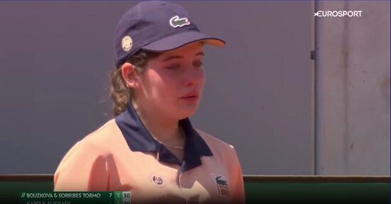 テニス　女子　加藤未唯　失格　ボールガール　胸糞　審判　泣く　相手選手　抗議に関連した画像-01