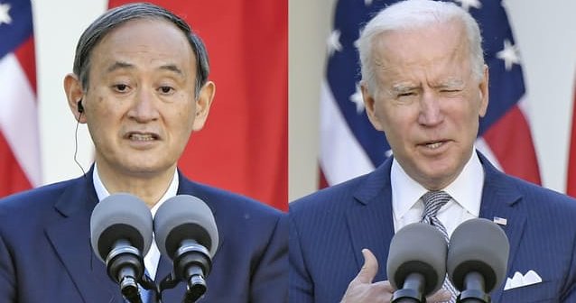 菅義偉　バイデン　日米首脳会談　共同声明　中国　台湾　台湾有事に関連した画像-01