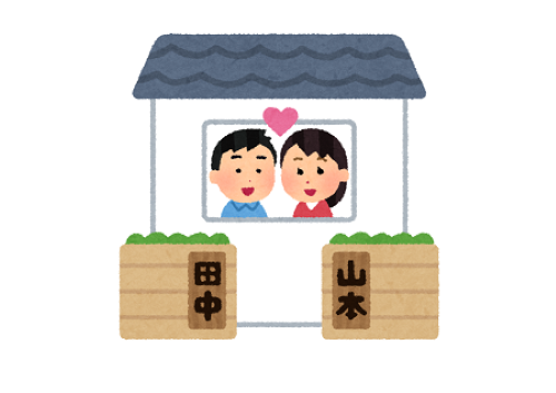 女性　結婚　入籍　苗字　じゃんけん　実家に関連した画像-01