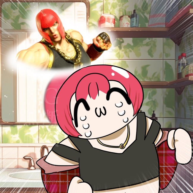 美容室 オススメ 髪型 ストリートファイター スト6 マリーザ 髪色 ピンクに関連した画像-02