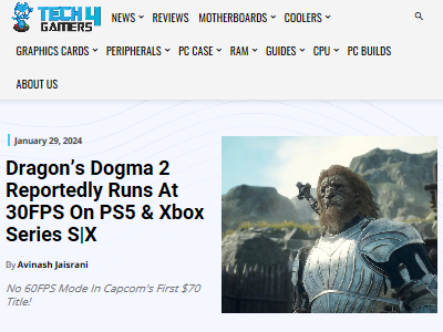 ドラゴンズドグマ PS5 Xbox ドラゴンズドグマ2 フレームレートに関連した画像-02