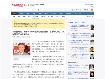 小倉智昭 紅白歌合戦 に関連した画像-02