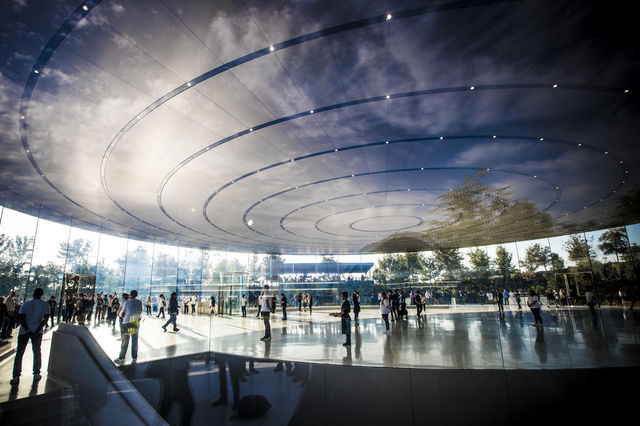Apple アップル 本社 社屋 ガラスに関連した画像-05