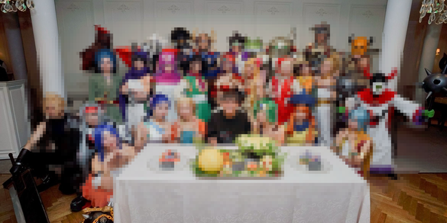 ドラクエ 堀井雄二 誕生日パーティ コスプレイヤー クラウドに関連した画像-01