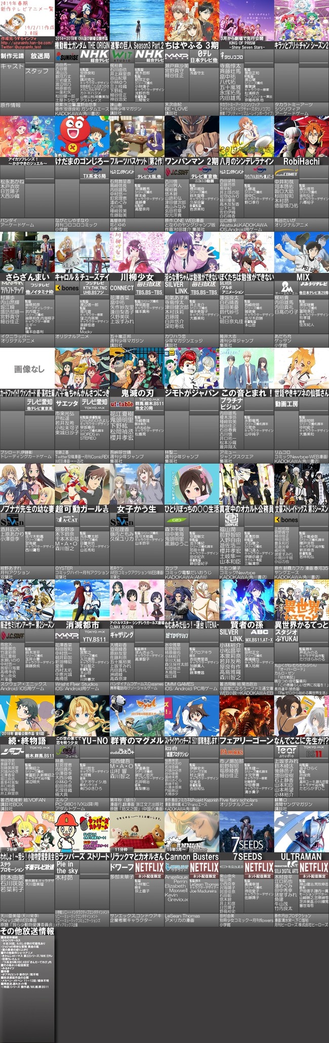 19年春アニメ一覧画像更新 フルーツバスケット 続 終物語 ワンパンマン2期 など期待の神アニメだらけ オレ的ゲーム速報 刃 19年春アニメ一覧画像更新 フルーツバスケット 続 終物語 ワンパンマン2期 など期待の神アニメだらけ オレ的ゲーム速報 刃