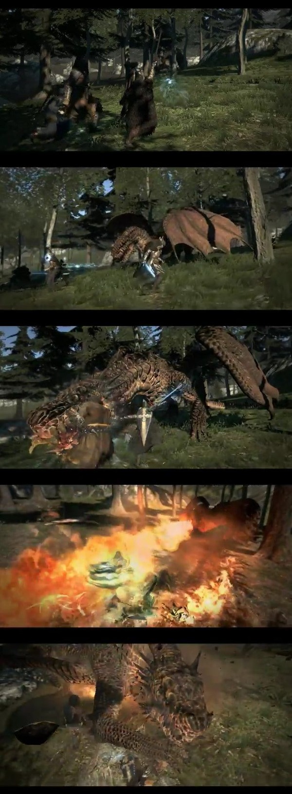 ドラゴンズドグマ』と『スカイリム』のドラゴン戦を比べてみる