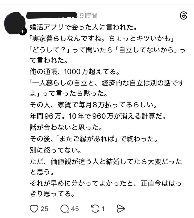 実家 自立 一人暮らし 経済的 貯金 婚活 結婚 女性に関連した画像-02