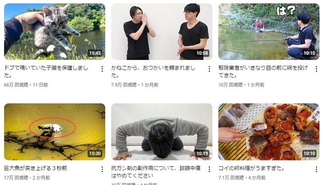 渥美拓馬 YouTuber 釣り 猫 子猫 保護 捨て猫 迷子 動画 再生数に関連した画像-04