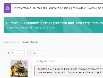 ファイナルファンタジー9 FF9 リメイク マルチプラットフォームに関連した画像-02