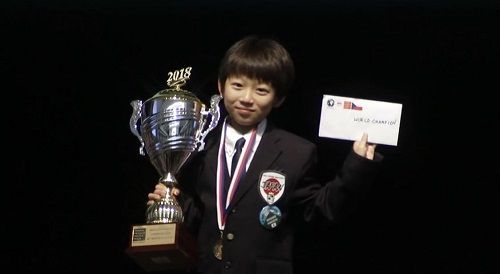 オセロ 世界チャンピオン 11歳 福地啓介 飛行機 機長 サプライズスピーチに関連した画像-01