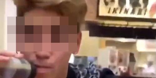 いきなりステーキ ペロペロ 迷惑動画 ソース Z世代 直飲みに関連した画像-01