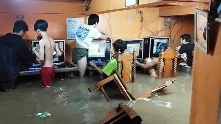 感電 漏電 フィリピン 台風 ネットカフェ 災害 PFS ゲーム 危険 に関連した画像-01
