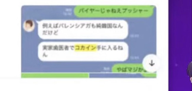 てんちむ コレコレ LINE流出 コカインに関連した画像-02