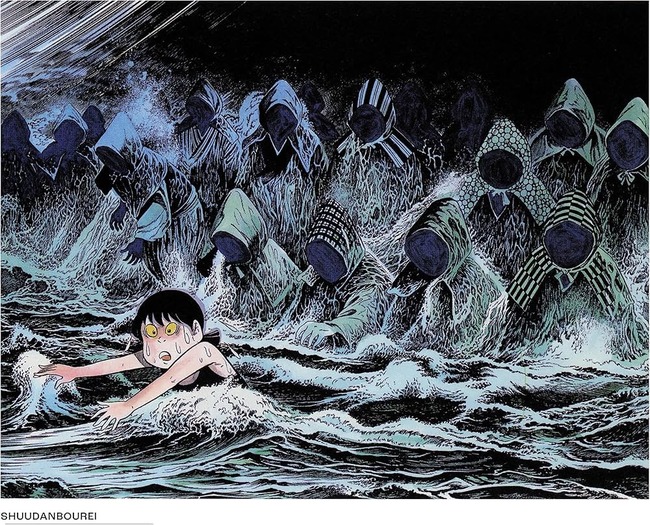 水木しげる 東日本大震災 イラスト アート 賛否両論 圧巻に関連した画像-04