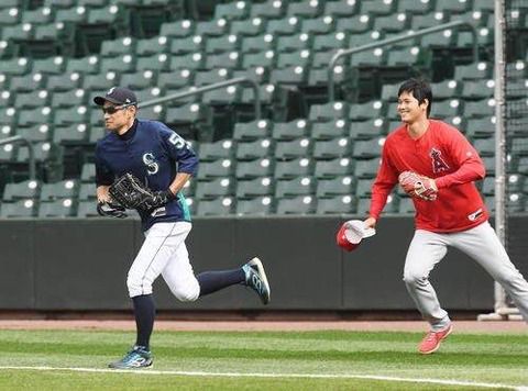 イチロー 大谷翔平 逃走 MLBに関連した画像-03