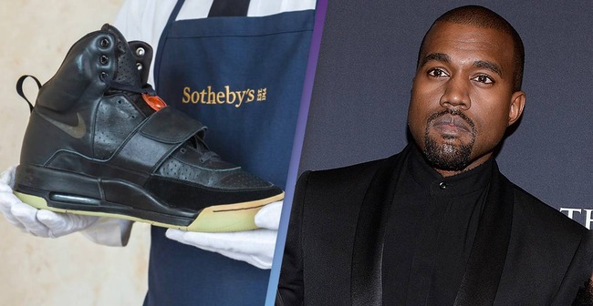 カニエ・ウェスト ナイキ スニーカー エアイージー1 オークション 1.9億円 落札に関連した画像-01