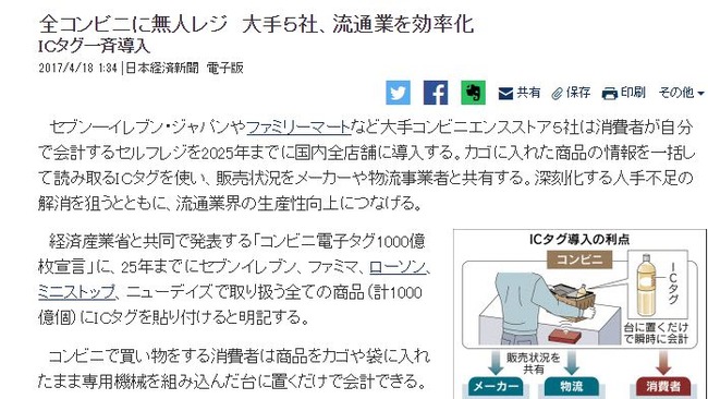 コンビニ 無人 レジ セブンイレブンに関連した画像-02