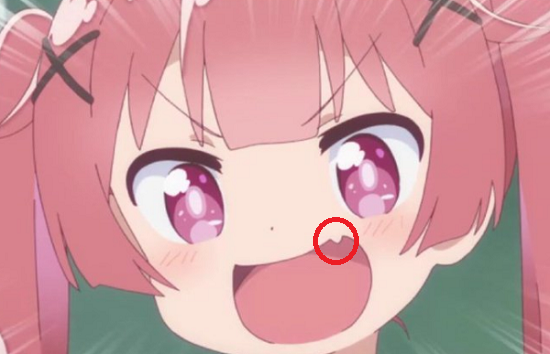 八重歯 アニメ 上唇 イラスト 尖る 牙に関連した画像-01
