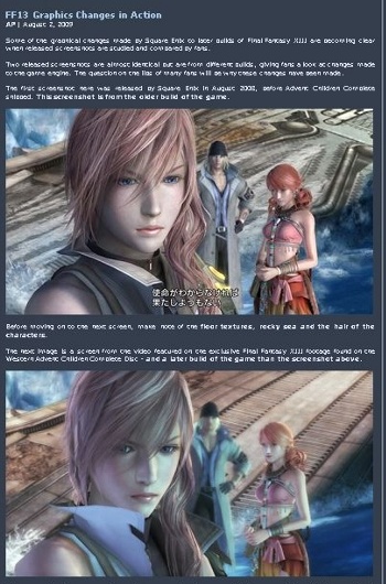 ファイナルファンタジー13 のグラフィックの相違が話題になる オレ的ゲーム速報 刃 ファイナルファンタジー13 のグラフィックの相違が話題になる オレ的ゲーム速報 刃