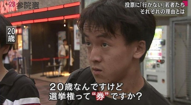 参院選　若者　投票日　知らないに関連した画像-01