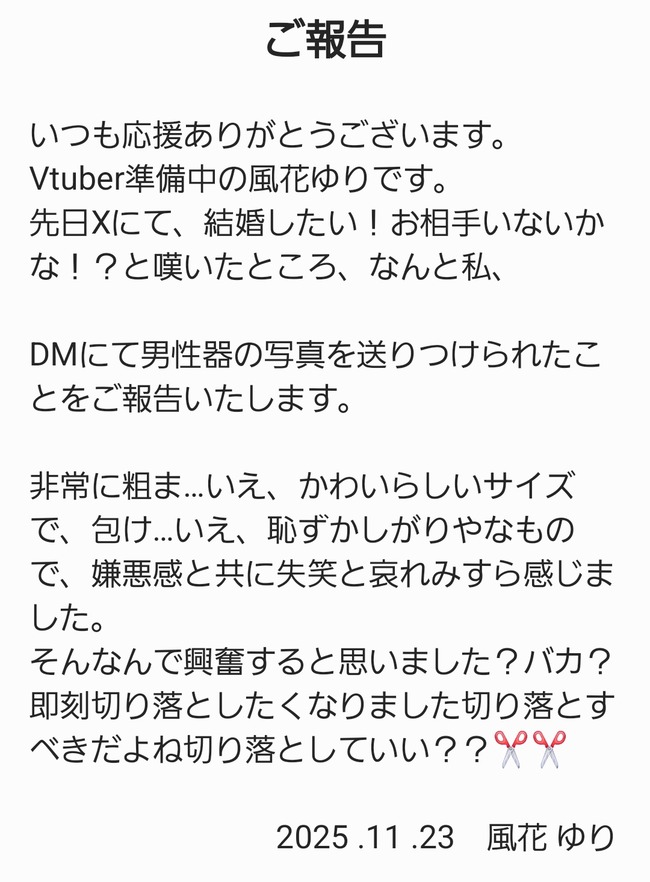 ���� VTuber �뺧����ᡡ�����X���ĥ��å�����DM��������̿��������˴�Ϣ��������-02