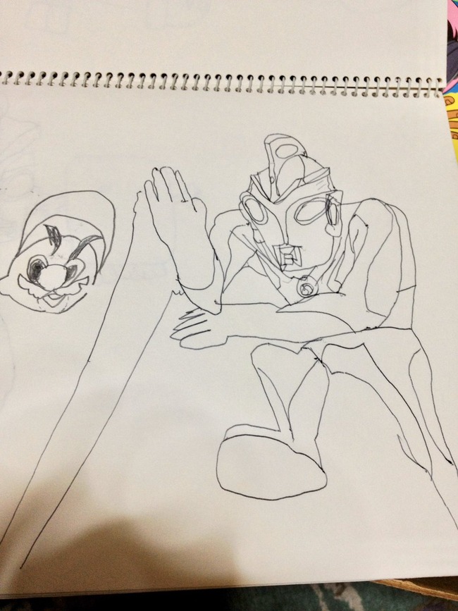 園児の時に描いたウルトラマンエースを35年ぶりに同じ構図で描いた結果wwwwww オレ的ゲーム速報 刃 園児の時に描いたウルトラマンエースを35年ぶりに同じ構図で描いた結果wwwwww オレ的ゲーム速報 刃