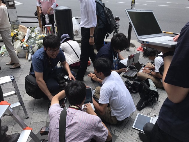秋葉原 通り魔事件 献花台 マスコミ 非常識に関連した画像-02