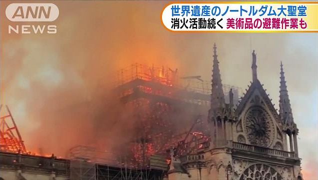 ノートルダム大聖堂 火事 出火 原因 工事に関連した画像-01