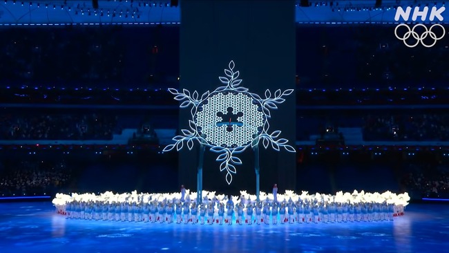 北京オリンピック 開幕 北京五輪 冬季 オミクロン株 東京五輪 開会式 比較 プロジェクトマッピング 新型コロナウイルスに関連した画像-18