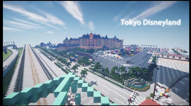 凄すぎ ニコ動で マインクラフトで東京ディズニーランドを再現プロジェクト 最終部がついに公開 オレ的ゲーム速報 刃 凄すぎ ニコ動で マインクラフトで東京ディズニーランドを再現プロジェクト 最終部がついに公開 オレ的ゲーム速報 刃