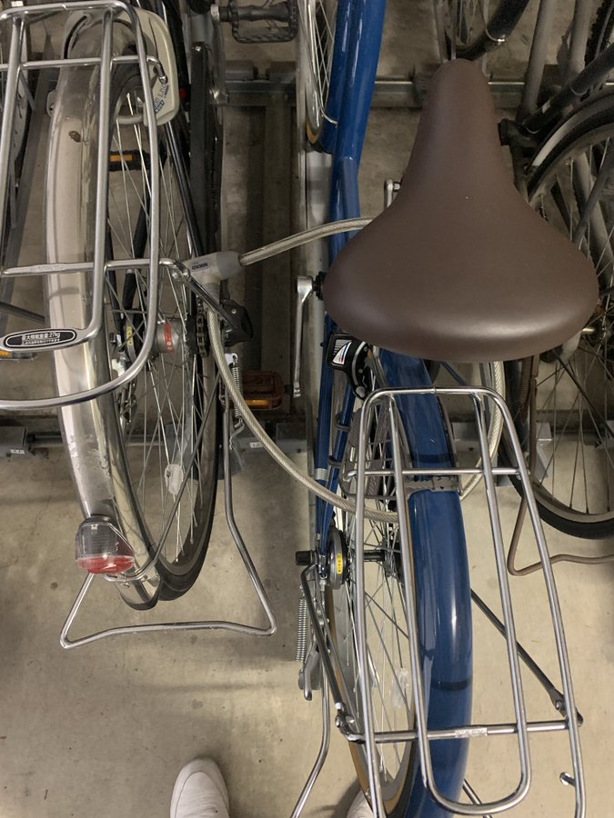 駐輪場 自転車 鍵 ワイヤーに関連した画像-02