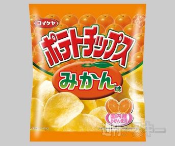ポテトチップス みかん もも バナナ 湖池屋に関連した画像-01