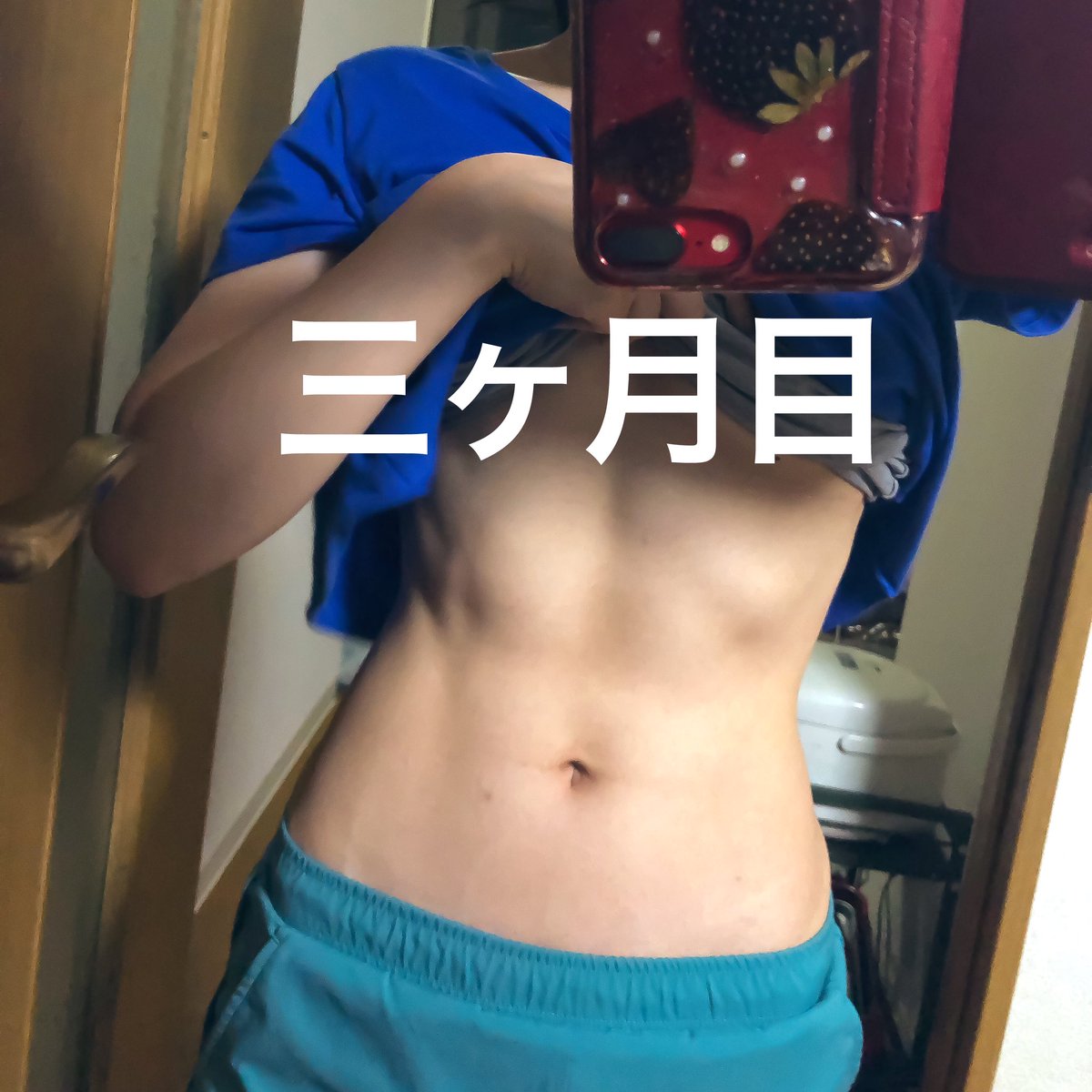 画像 陰キャ女子が毎日筋トレ 腹筋ローラー 5とバイシクルクランチ往復30 5 やり続けた結果ｗｗｗｗｗ Toutanのblog速報ネタ