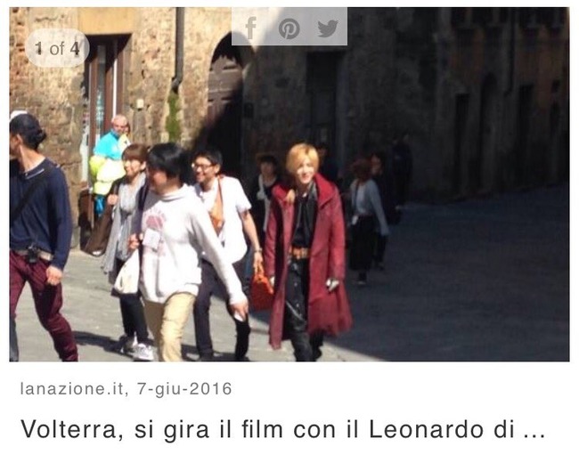 アカン 実写版 鋼の錬金術師 山田涼介さんの エド役コスチューム 写真がロケ地で発見 これはｗｗｗｗ オレ的ゲーム速報 刃