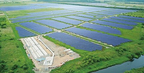 ソーラーパネル　村　田んぼ　衛星写真　に関連した画像-01