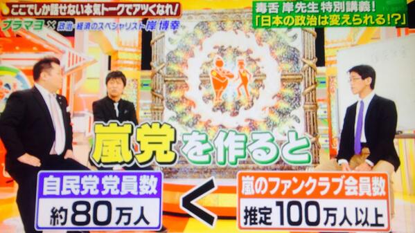 すごすぎ 嵐のファンクラブ会員数は100万人以上で日本一とのことｗｗｗｗｗまさかの自民党員超えかよｗｗｗｗｗ オレ的ゲーム速報 刃