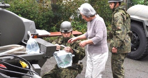 神奈川県 台風 自衛隊 給水車 拒否に関連した画像-01