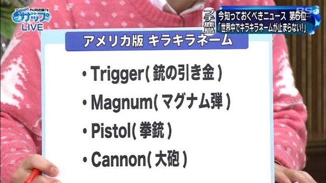 キラキラネーム シワシワネーム 名前に関連した画像-05