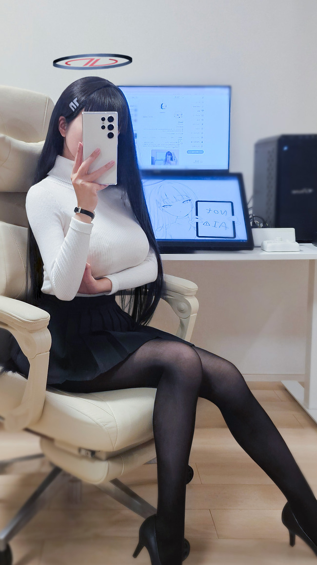 イラストレーター 絵師 AI生成 疑惑 証明 ブルーアーカイブ ブルアカ 調月リオ コスプレに関連した画像-03