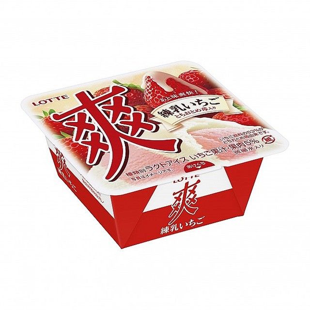 ロッテアイス爽練乳いちごに関連した画像-03