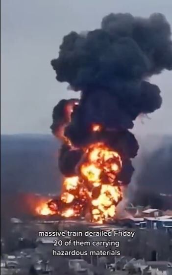 ツイッター　オハイオ州　列車爆発　事故　動物　化学物質に関連した画像-02