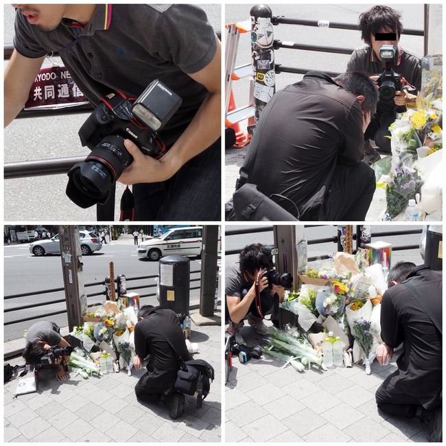 秋葉原 通り魔事件 献花台 マスコミ 非常識に関連した画像-03