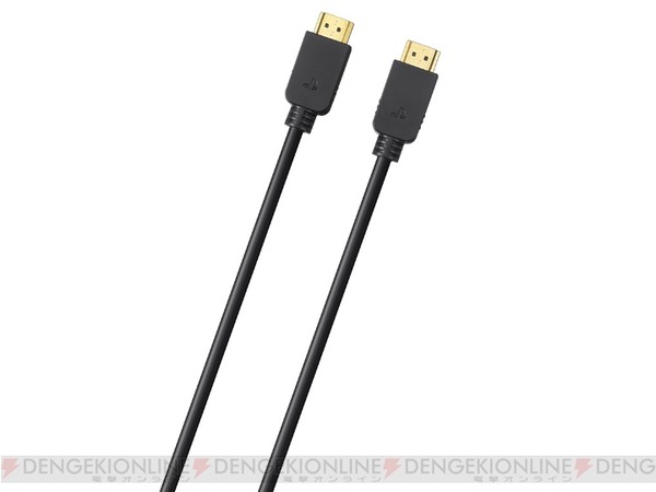 Sceからついにps3用純正ハイスピード型hdmiケーブル2 0m版が発売 オレ的ゲーム速報 刃