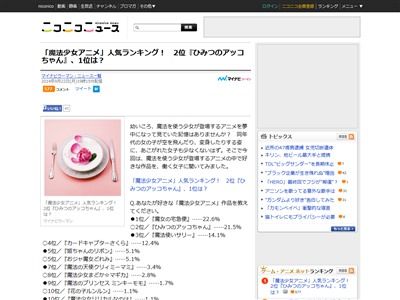 魔法少女アニメといえば ランキング まどマギ なのはの順位が低い結果に オレ的ゲーム速報 刃 魔法少女アニメといえば ランキング まどマギ なのはの順位が低い結果に オレ的ゲーム速報 刃