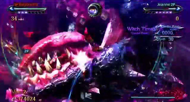 Wiiu ベヨネッタ2 オンラインでの二人協力プレイの動画が公開 すげえ面白そおおおおお オレ的ゲーム速報 刃