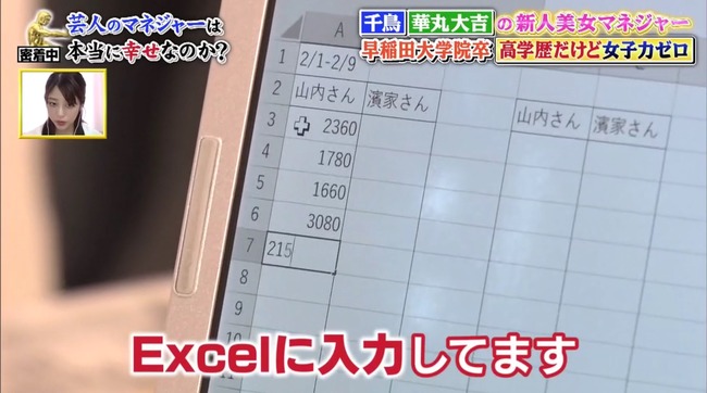 エクセル リケジョ 高学歴 電卓 SUM関数 マネージャー 吉本に関連した画像-04