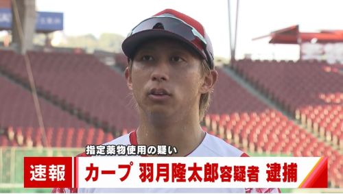 NPB　プロ　野球　カープ　広島　羽月隆太郎　ゾンビたばこ　薬物　違法に関連した画像-01
