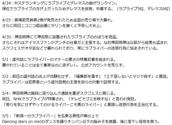 驚愕 ここ2週間の ラブライバー の悪行をまとめてみた結果wwwwwww オレ的ゲーム速報 刃 驚愕 ここ2週間の ラブライバー の悪行をまとめてみた結果wwwwwww オレ的ゲーム速報 刃