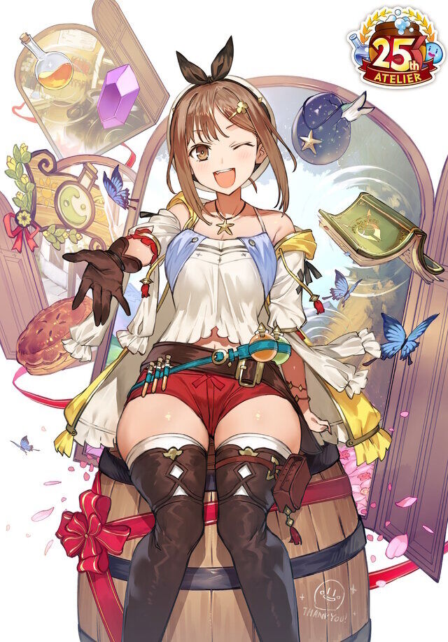 べあもりゆるも ライザ コスプレ 太もも ムチムチ ライザのアトリエ 配信者に関連した画像-03
