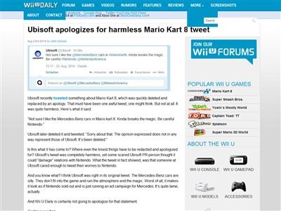 ベンツ マリオカート8 Ubiソフトに関連した画像-02